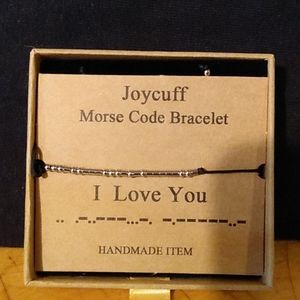 Morse Code Bracelet. I Love You